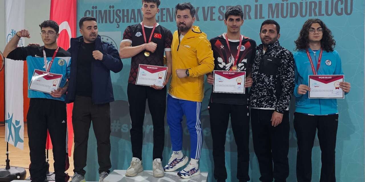 Hakkarili sporculardan Gümüşhane’de 6 madalya