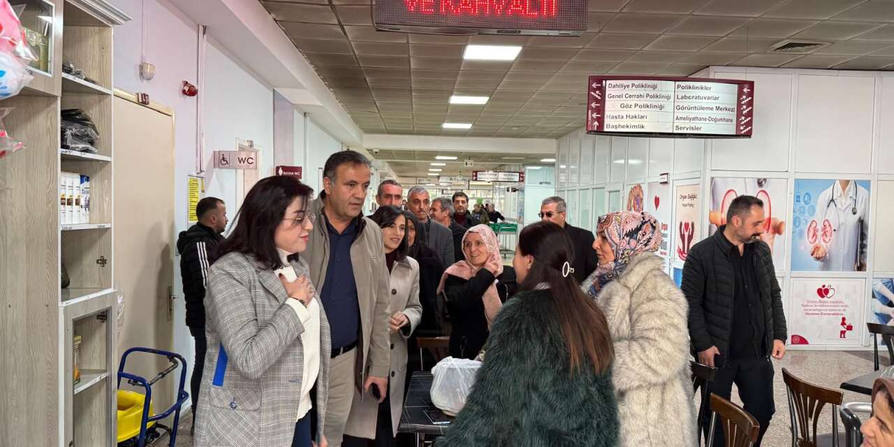Hakkâri DEM Parti’den STK ve hastane ziyareti