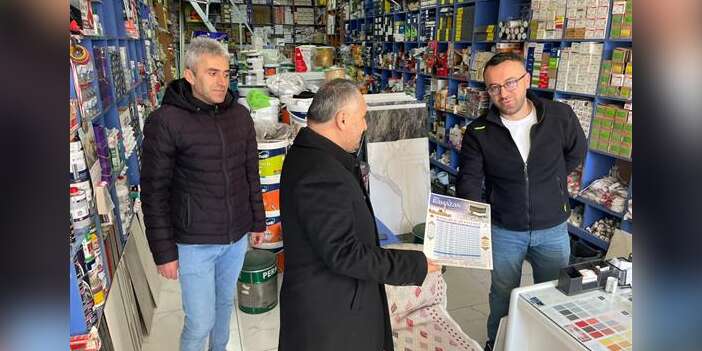 Müftü Okuş’tan esnafa ziyaret