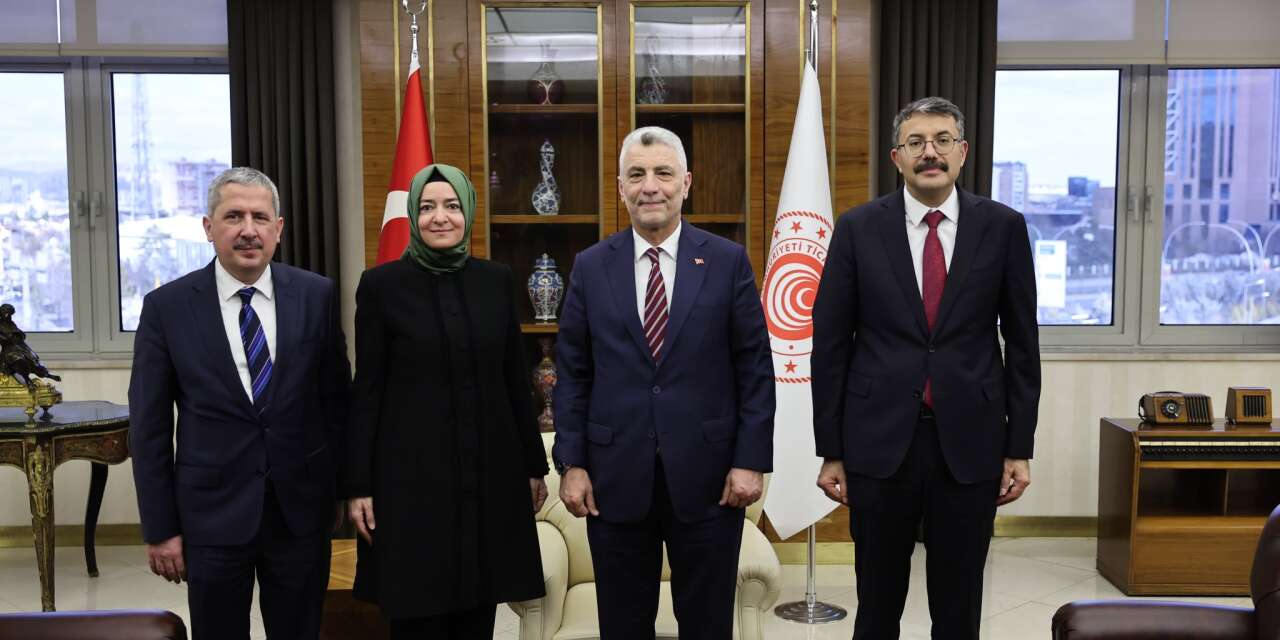 Vali Çelik ve Kaya’dan Ticaret Bakanlığı’na ziyaret