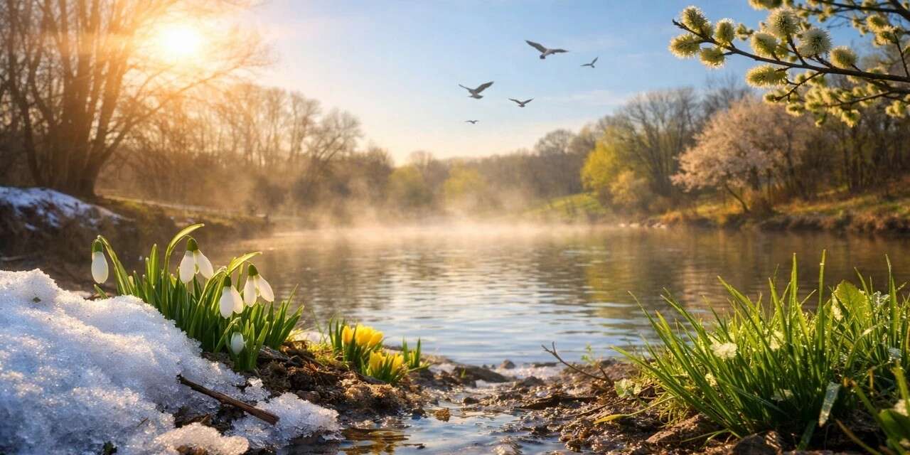 Baharın Müjdecisi 'Cemre' Havaya Düştü
