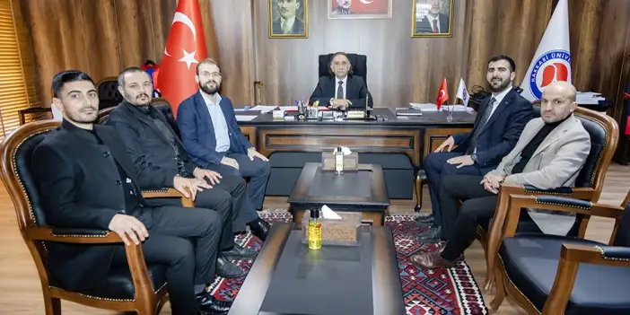 TÜGVA'dan Rektör Gençcelep'e ziyaret