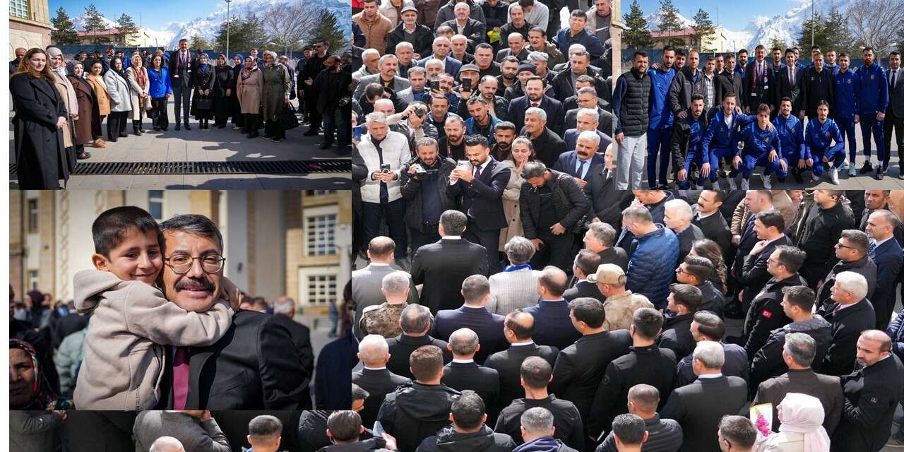 Hakkari Bakan Yardımcısı Ali Çelik’i dualarla uğurladı