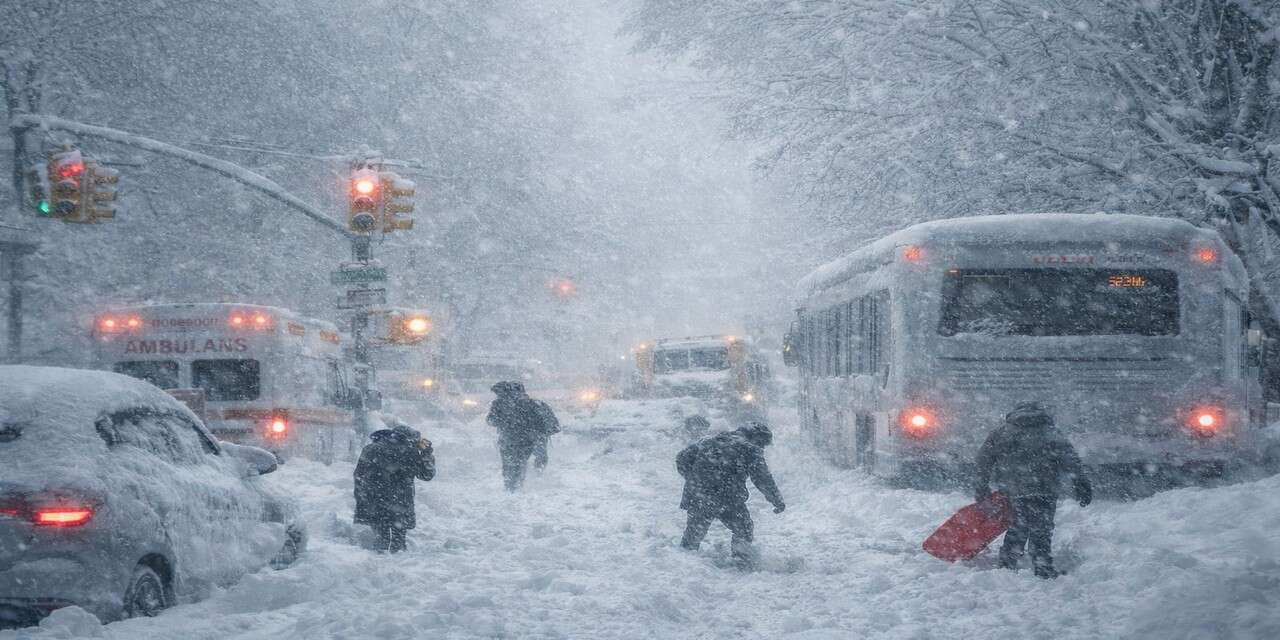 Kar Fırtınası Hayatı Durma Noktasına Getirdi