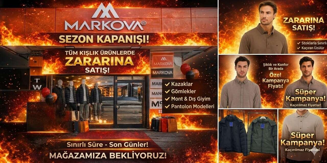 Markova'dan Sezon Sonu İndirimi