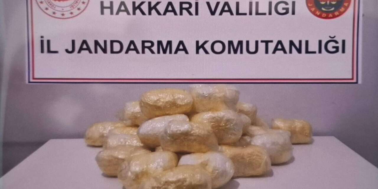 Hakkari Jandarmasından uyuşturucuya Darbe