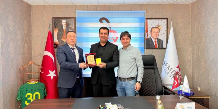 Başkan Şakar, Kaya ve Doğan’ı ağırladı