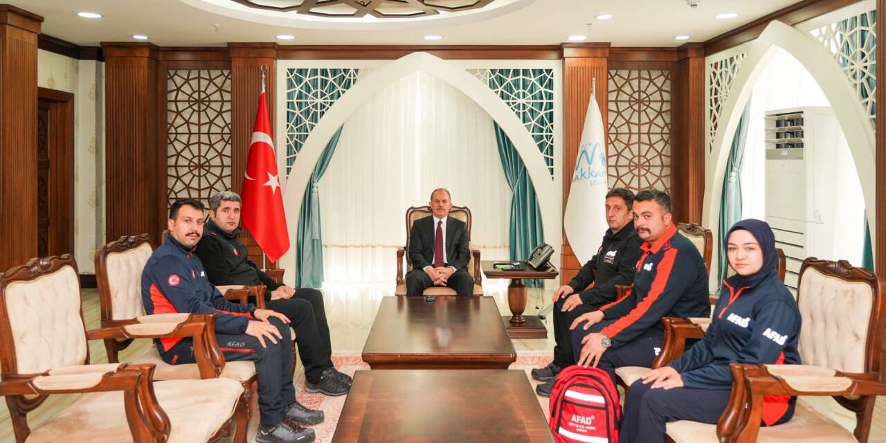 Deprem Haftası’nda AFAD’dan Vali Taşyapan’a ziyaret