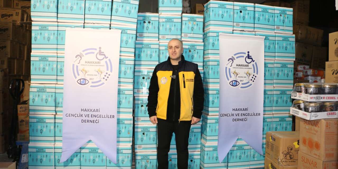 Gençlik ve Engelliler Derneği yardımlarını sürdürüyor
