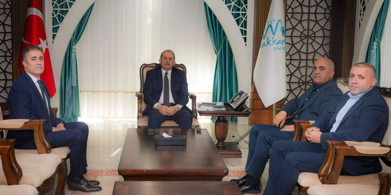 Hakkari’de Zen-Yol Heyetinden Vali Taşyapan’a ziyaret