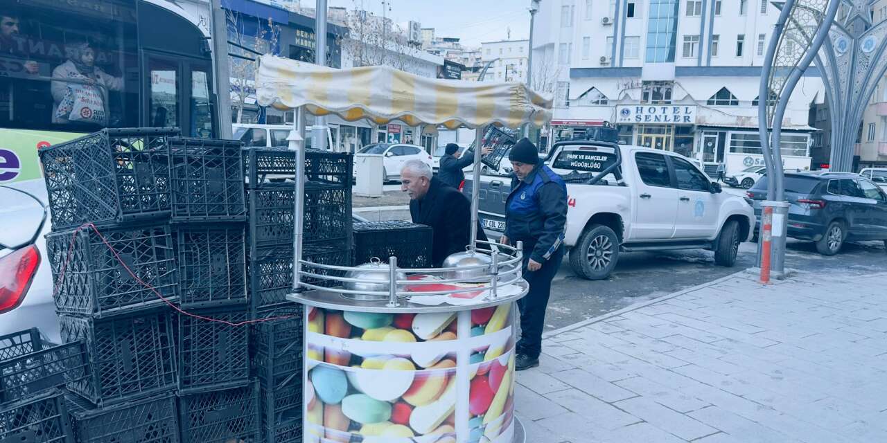Hakkari’de Seyyar satıcılar İçin alan tahsis edildi