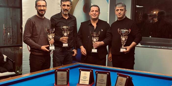 Hakkari’nin Bilardo Şampiyonu İdris Biçer oldu