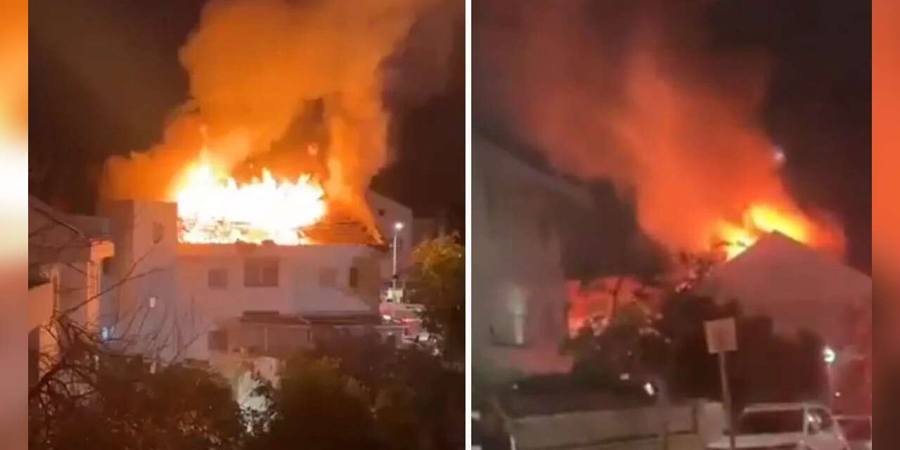 İran İsrail'e 30 balistik füze fırlatt