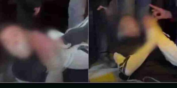 Ağzı ve elleri bağlanan kişi darp edildi