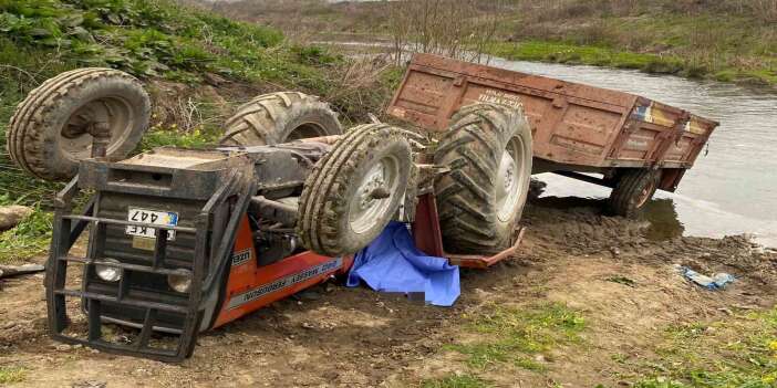 Kontrolden çıkan traktör can aldı
