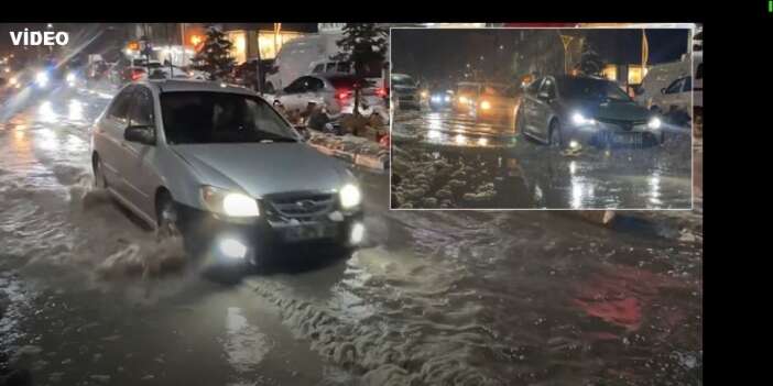 Hakkari’de şiddetli yağış hayatı felç etti