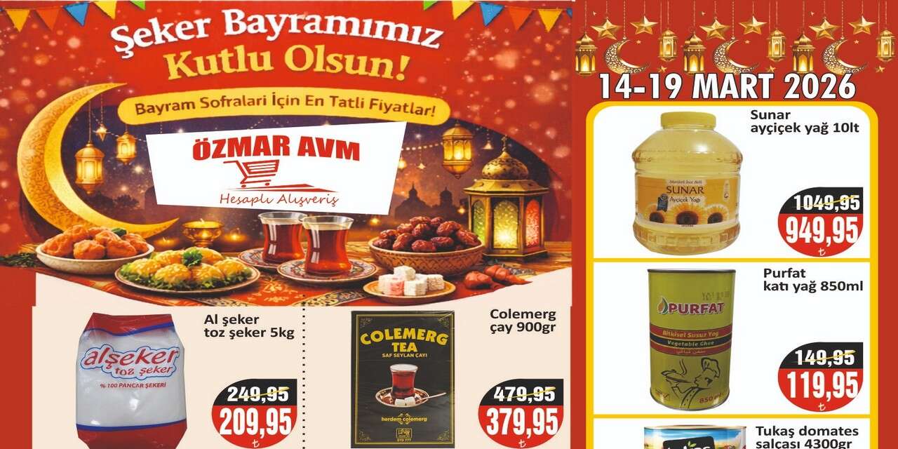 Özmar AVM'den bayram indirimi