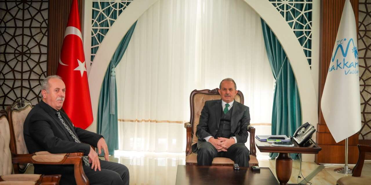 Hakkari’de Aşiret Lideri Keskin'den  Valiye ziyaret