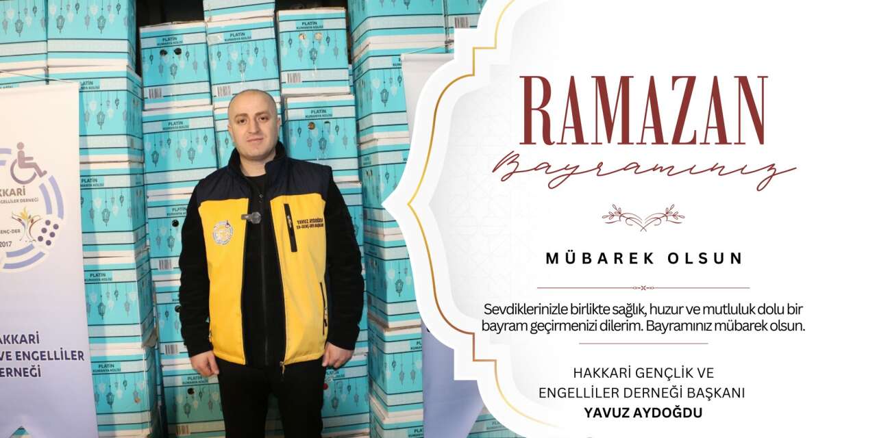 Yavuz Aydoğdu’dan Ramazan Bayramı Mesajı