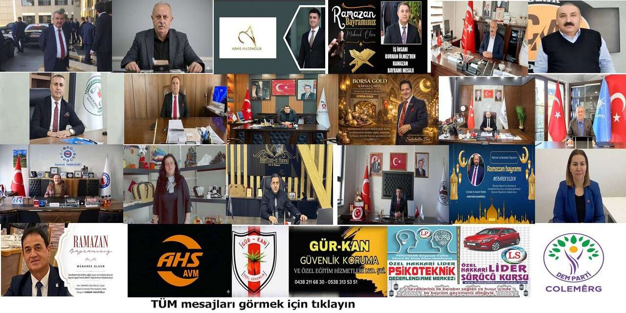 Tüm Ramazan Bayramı mesajlarını görmek için tıklayın