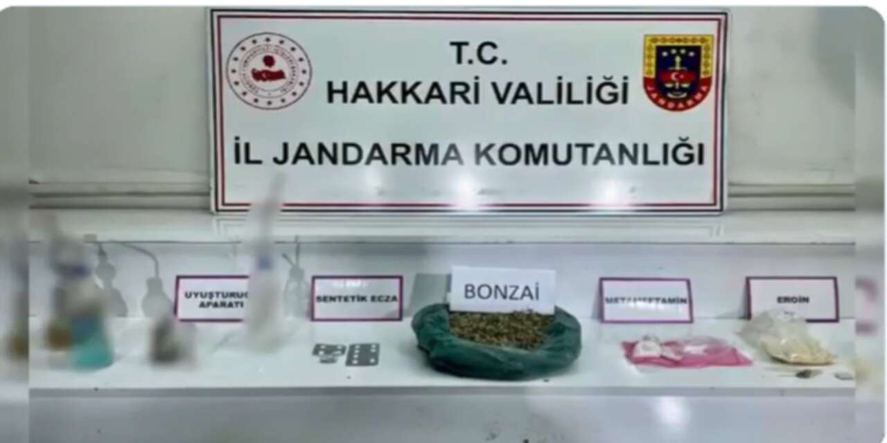 Yüksekova'da uyuşturucu operasyonu: 6 tutuklama