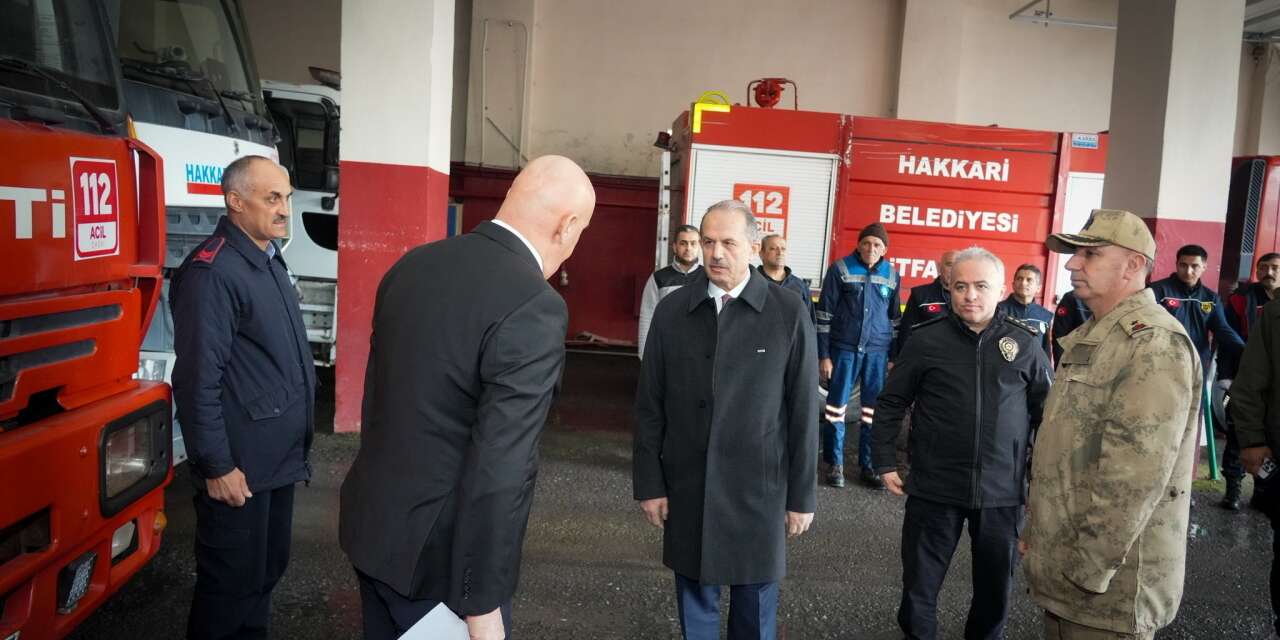 Vali Taşyapan’dan İtfaiye Personeline Bayram ziyareti