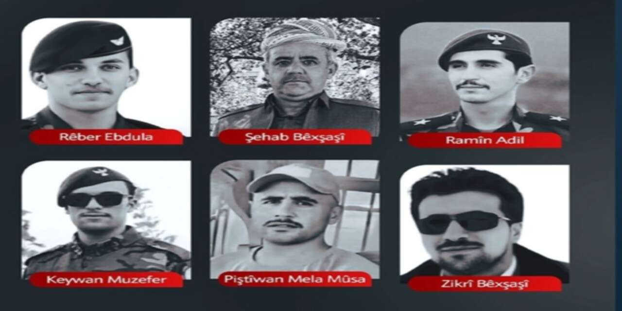 Şehit düşen 6 Peşmerge için açıklama