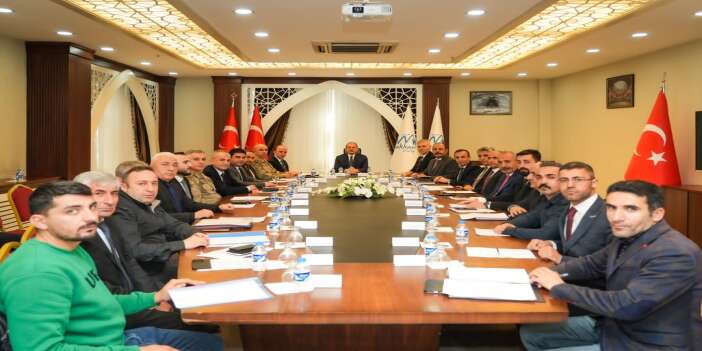 Vali Taşyapan Başkanlığında Kritik Toplantı