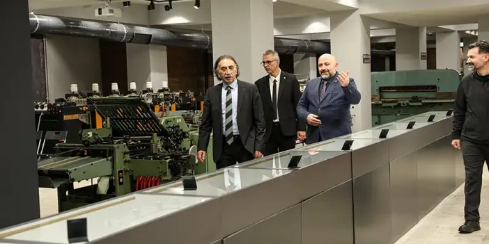 Rektör Gençcelep’ten Baskı Müzesine ziyaret