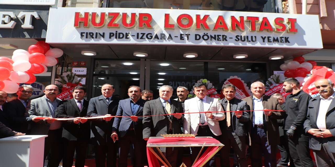Hakkari’de “Huzur Et Lokantası” hizmete açıldı