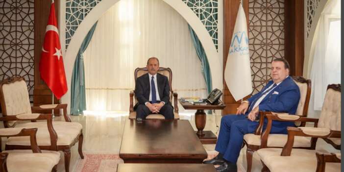 İş insanı Karahanlı'dan Vali Taşyapan'a ziyaret