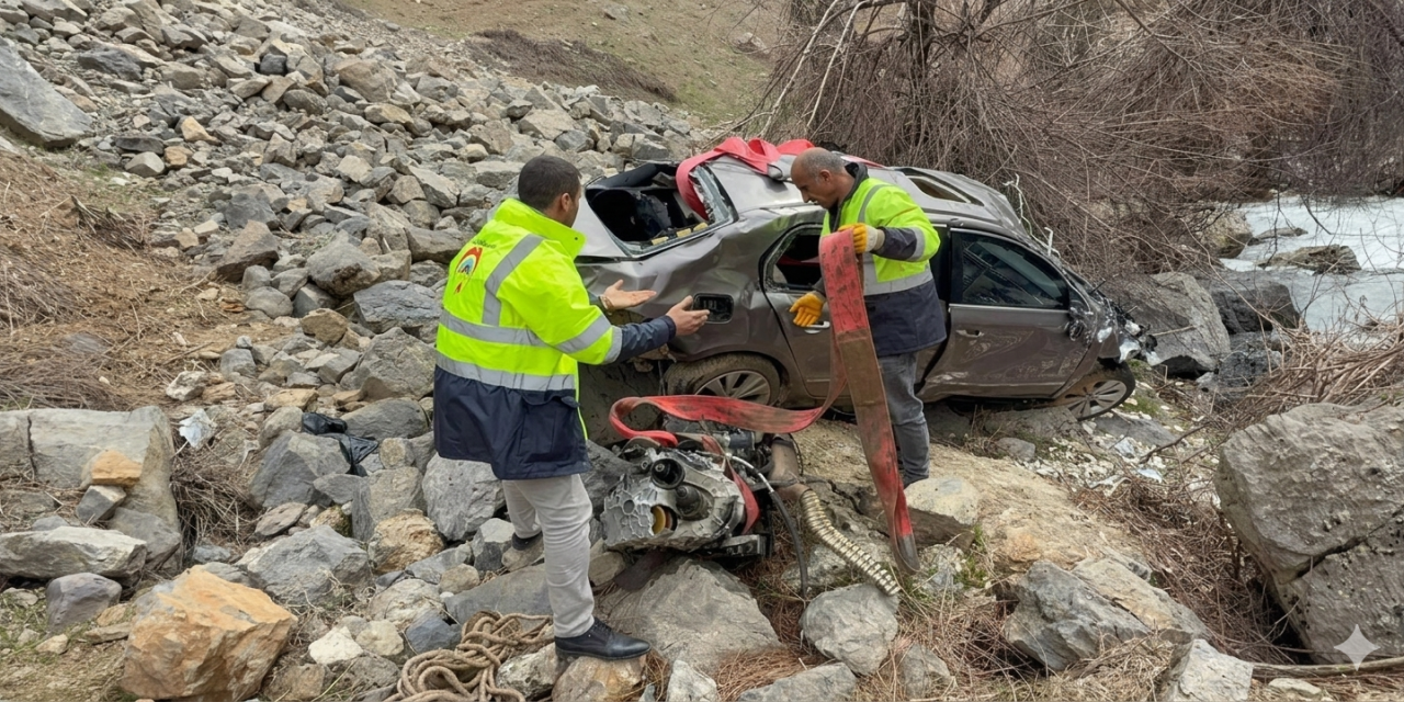 Hakkari’de Trafik kazasının izleri: 17 gün sonra kaldırıldı