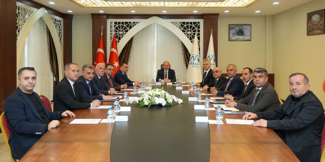 Yüksekova'da OSB toplantısı yapıldı