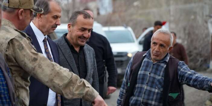 Vali Taşyapan Durankaya’da Heyelan Bölgesini İnceledi