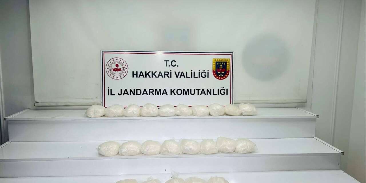Yüksekova’da 22 Kilo Metamfetamin ele geçirildi