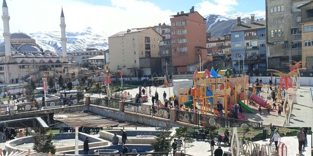 Hakkari Kent Park’ta hafta sonu yoğunluğu