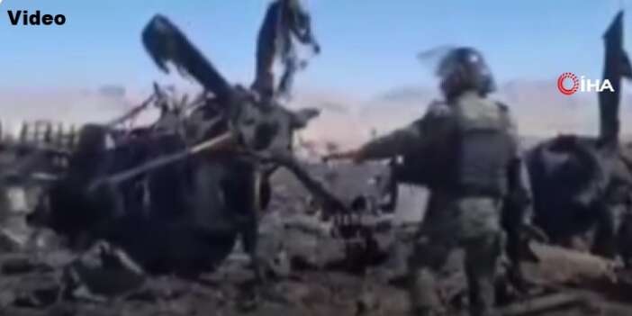 İran, ABD uçaklarının enkazını yayımladı