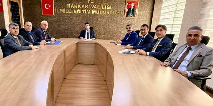 Hakkari’de eğitim değerlendirme toplantısı yapıldı