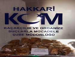 Hakkari'de İsot ile eroin sevkiyatı