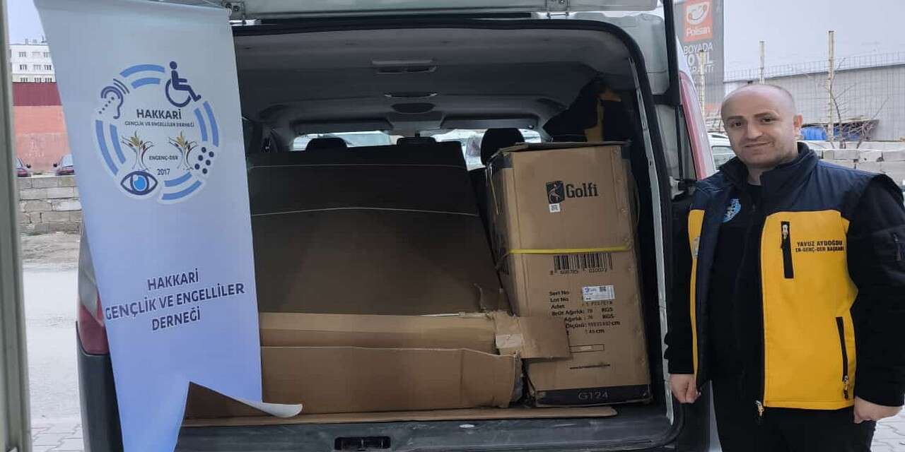 Hakkari’de Engellilere Umut Olan Bağış