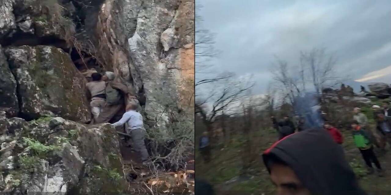 Derecik'te dağda mahsur kalan genç kurtarıldı