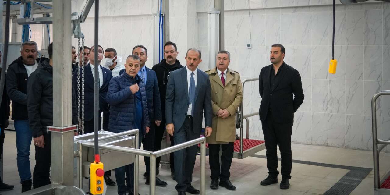 Vali  Taşyapan çöp ve et tesisini denetledi