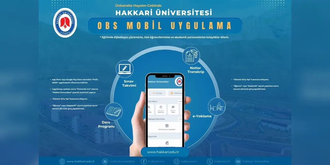 Hakkari'de OBS mobil uygulaması hizmete sunuldu