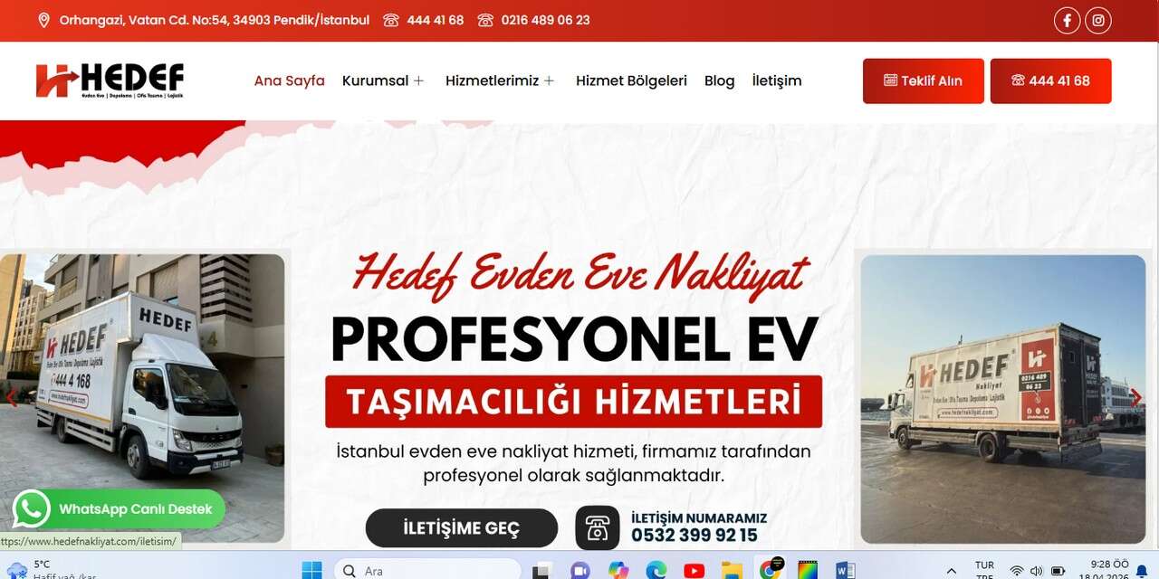 Hedef Nakliyat Modern Lojistik Çözümleriyle Sektöre yeni bir soluk getirdi