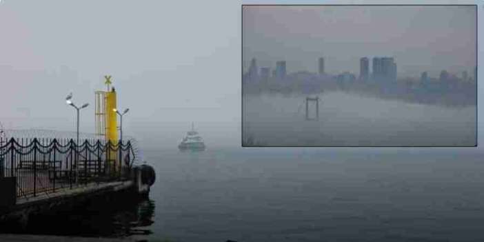 İstanbul’da yoğun sis: Boğaz trafiğe kapatıldı