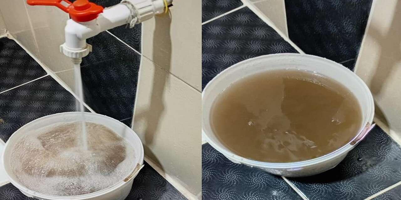 Sağanak yağışlar suyu çamura çevirdi