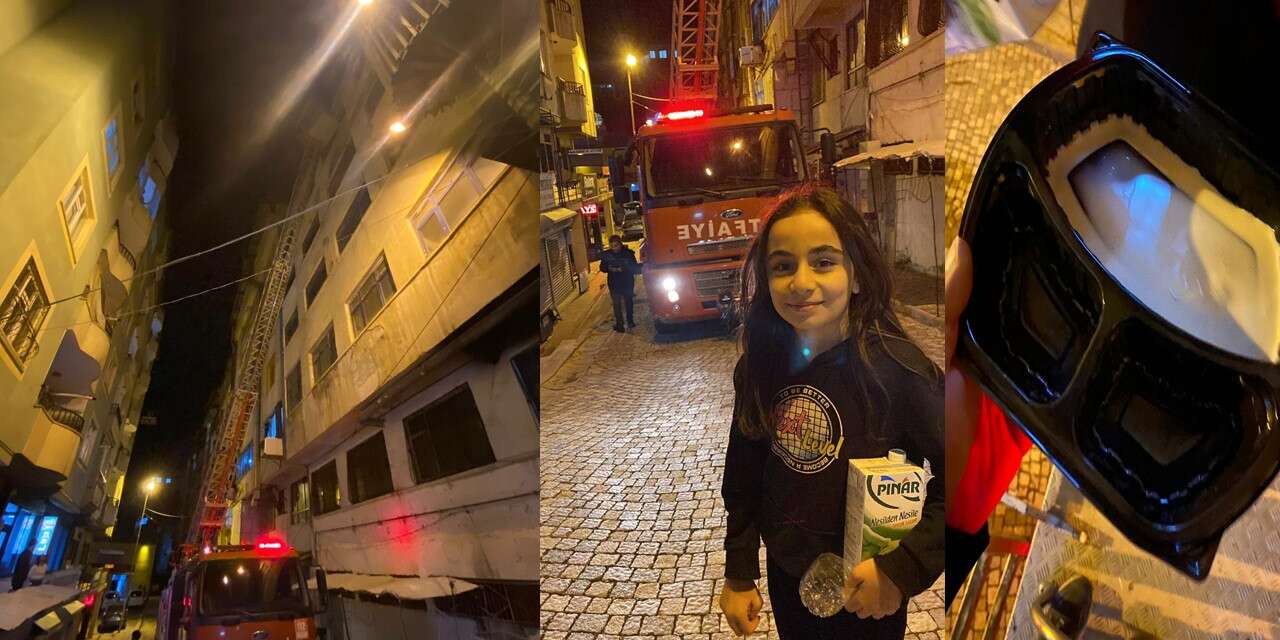 9 yaşındaki Nisa’dan duyarlı davranış: Kediyi kurtarmak için itfaiyeyi aradı