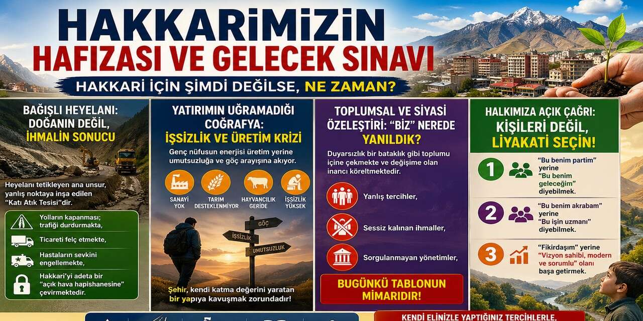 Hakkarimizin hafızası ve gelecek sınavı