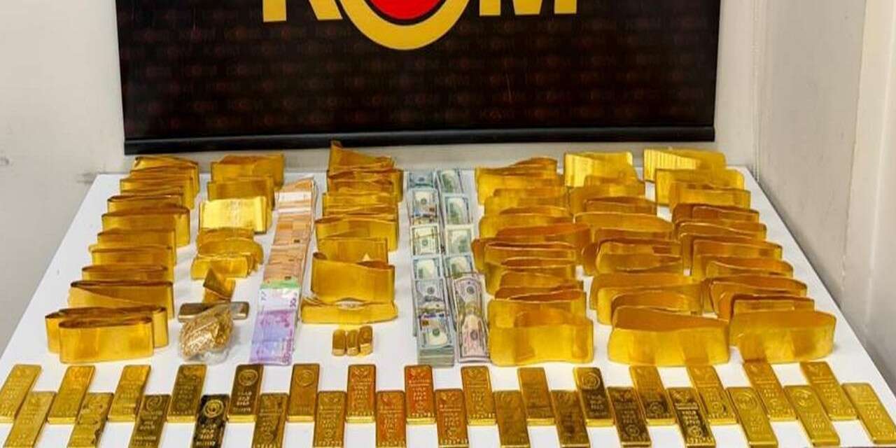 590 milyon liralık kaçak altın ele geçirildi