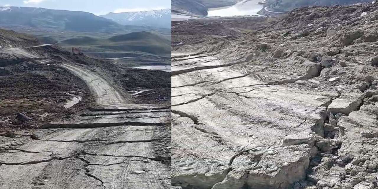 Van-Yolu ikinci alternatif yolu yine çöktü